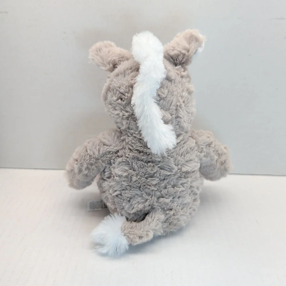 Carters Grey Donkey Plush Stuffed Animal White Mane Tail 67796 2019 11 Inch